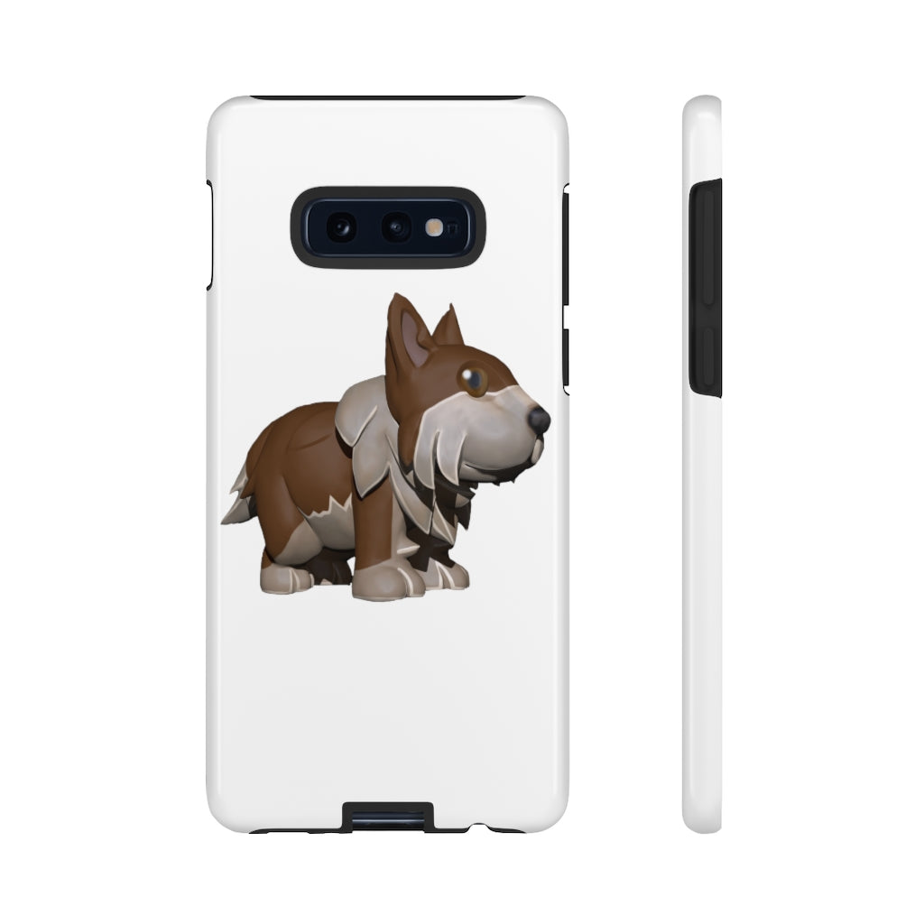 Brown Dog Tough Case featuring a stylish design with impact-resistant polycarbonate shell and TPU liner for enhanced protection.