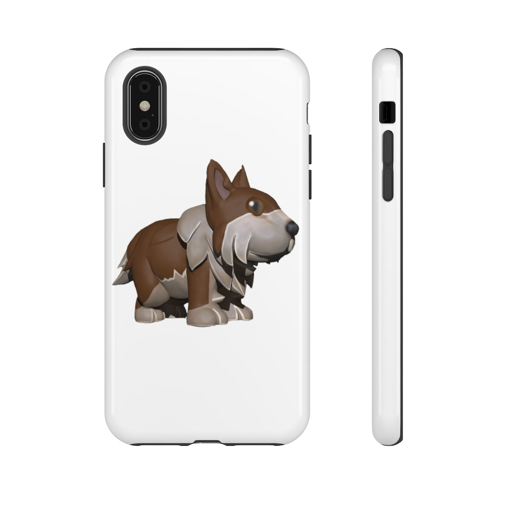 Brown Dog Tough Case featuring a stylish design with impact-resistant polycarbonate shell and TPU liner for enhanced protection.