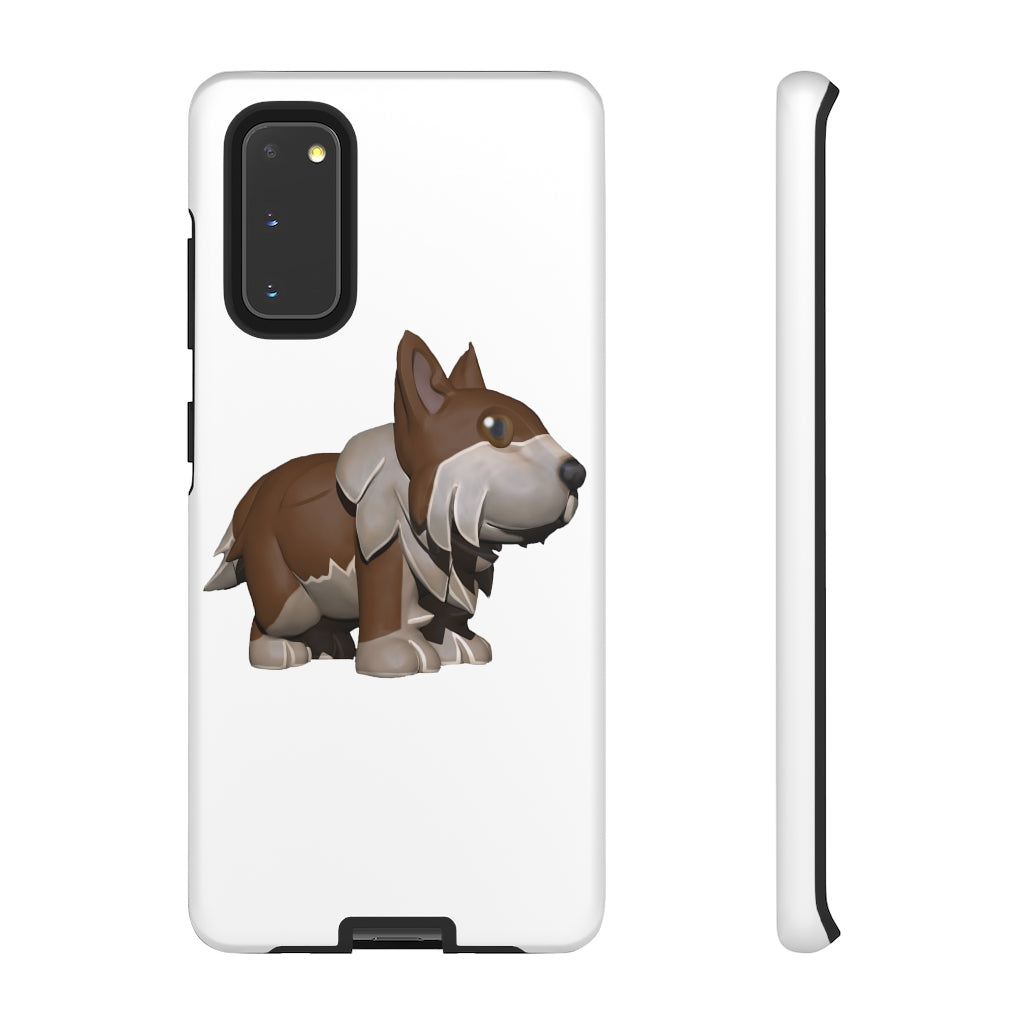 Brown Dog Tough Case featuring a stylish design with impact-resistant polycarbonate shell and TPU liner for enhanced protection.