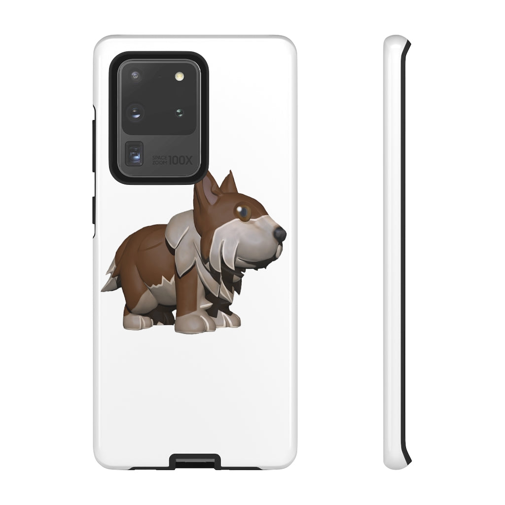 Brown Dog Tough Case featuring a stylish design with impact-resistant polycarbonate shell and TPU liner for enhanced protection.