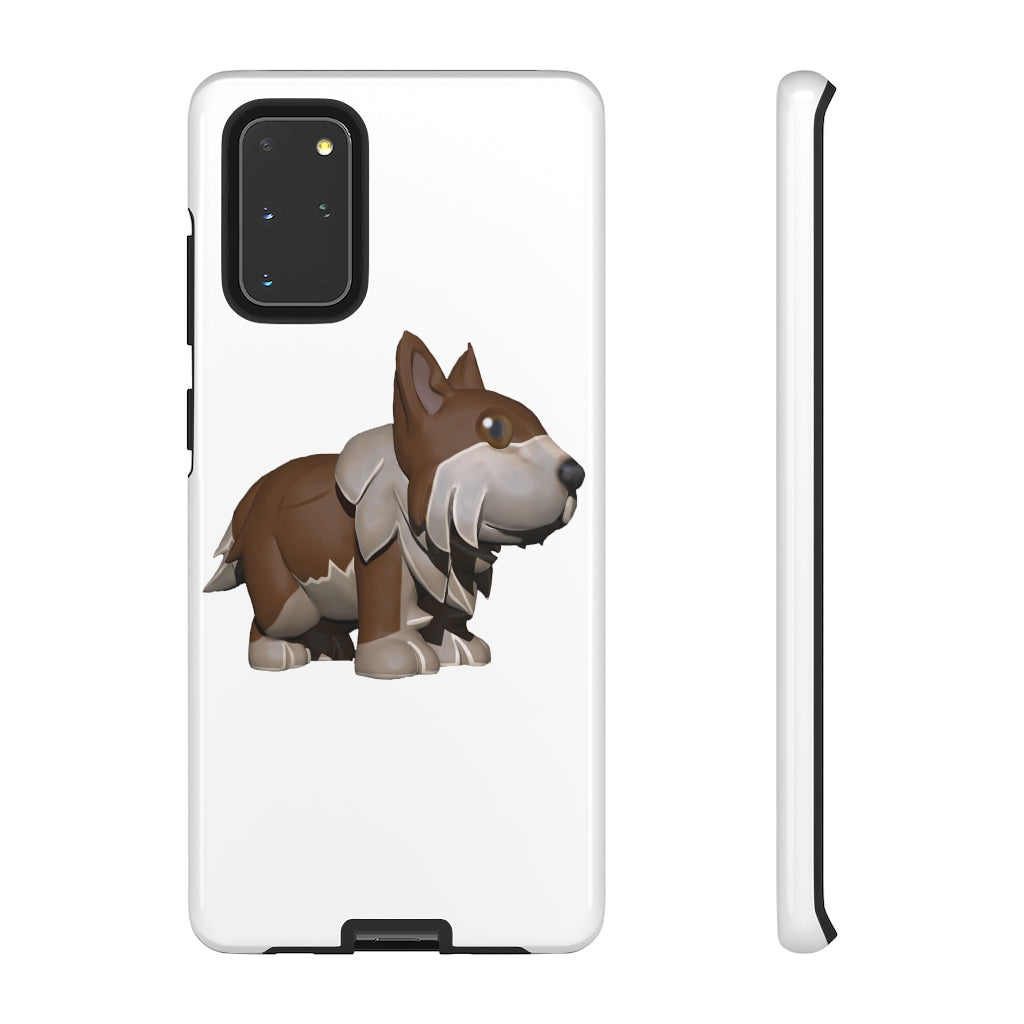 Brown Dog Tough Case featuring a stylish design with impact-resistant polycarbonate shell and TPU liner for enhanced protection.