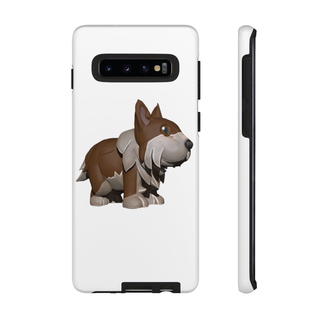 Brown Dog Tough Case featuring a stylish design with impact-resistant polycarbonate shell and TPU liner for enhanced protection.