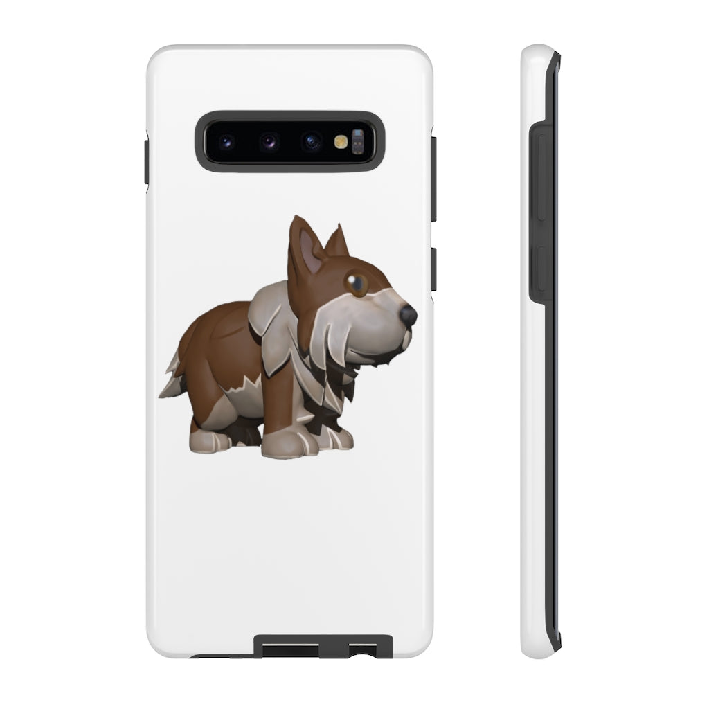 Brown Dog Tough Case featuring a stylish design with impact-resistant polycarbonate shell and TPU liner for enhanced protection.