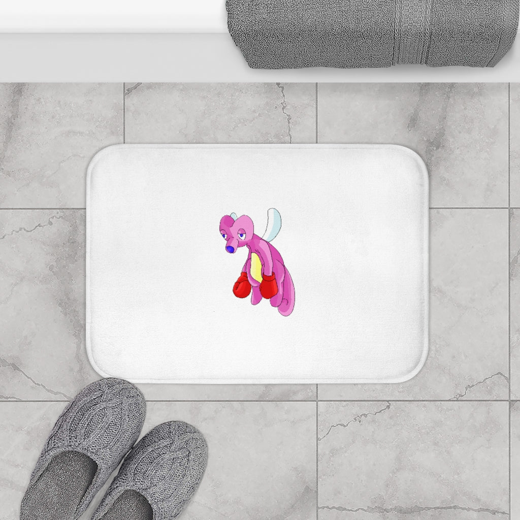 Bubbletare Bath Mat featuring anti-slip backing and stylish design, made from 100% microfiber.