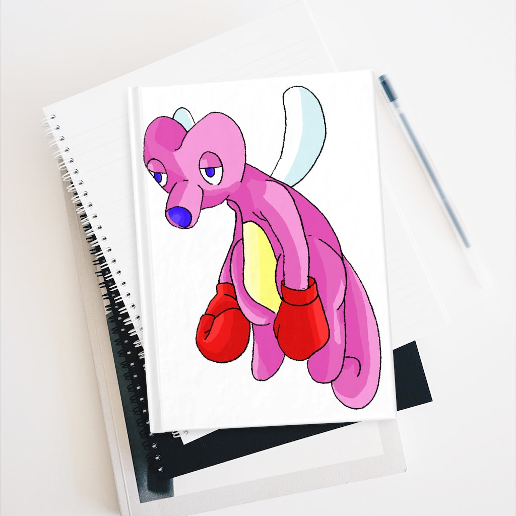 Bubbletare Journal - Blank with hardcover and vibrant wraparound print, showcasing its blank pages for creativity.