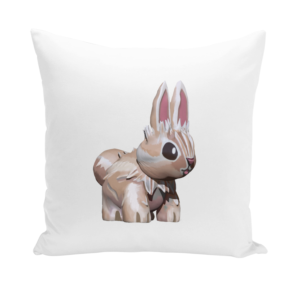 Bunny Throw Pillows in various styles and colors, showcasing high-quality fabric and design.