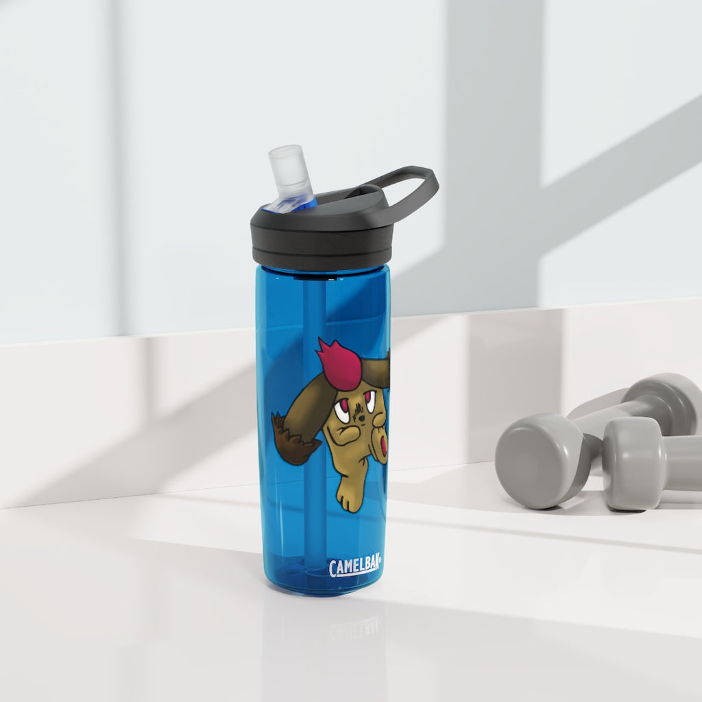 Bunyun CamelBak Eddy® Water Bottle in 20oz and 25oz sizes, showcasing robust Tritan™ material and spill-proof design.