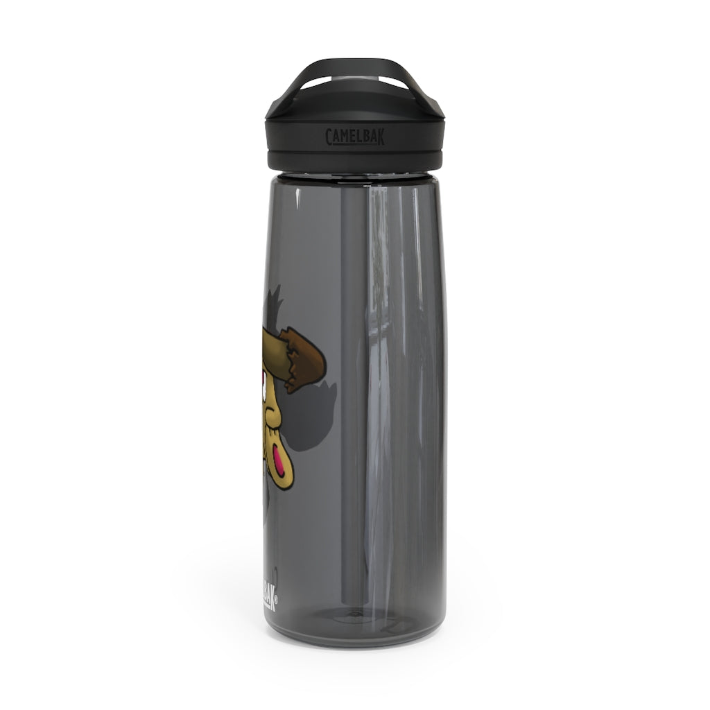 Bunyun CamelBak Eddy® Water Bottle in 20oz and 25oz sizes, showcasing robust Tritan™ material and spill-proof design.