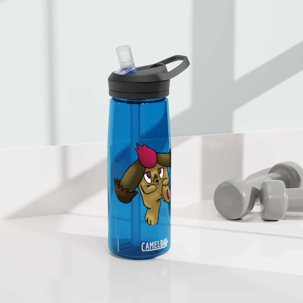 Bunyun CamelBak Eddy® Water Bottle in 20oz and 25oz sizes, showcasing robust Tritan™ material and spill-proof design.