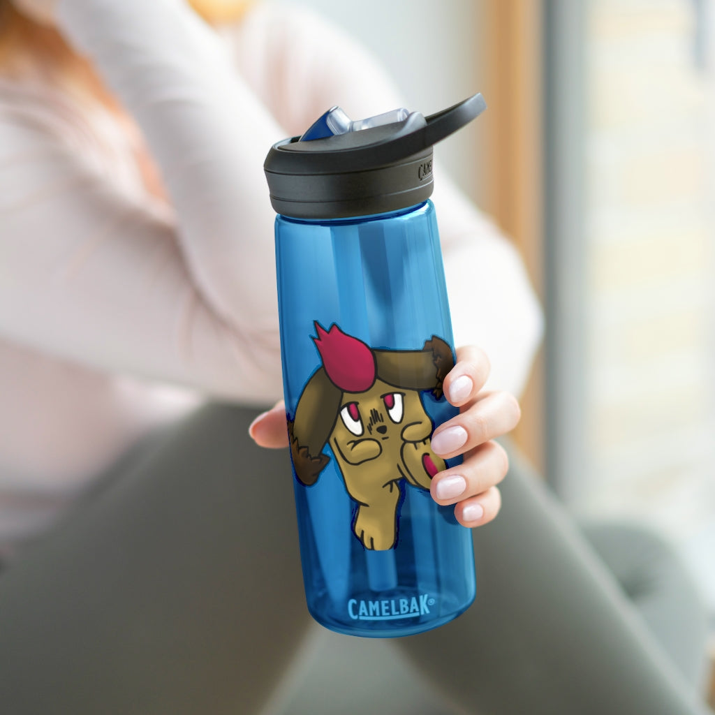 Bunyun CamelBak Eddy® Water Bottle in 20oz and 25oz sizes, showcasing robust Tritan™ material and spill-proof design.