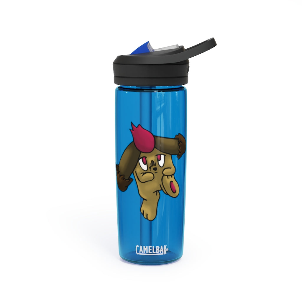 Bunyun CamelBak Eddy® Water Bottle in 20oz and 25oz sizes, showcasing robust Tritan™ material and spill-proof design.