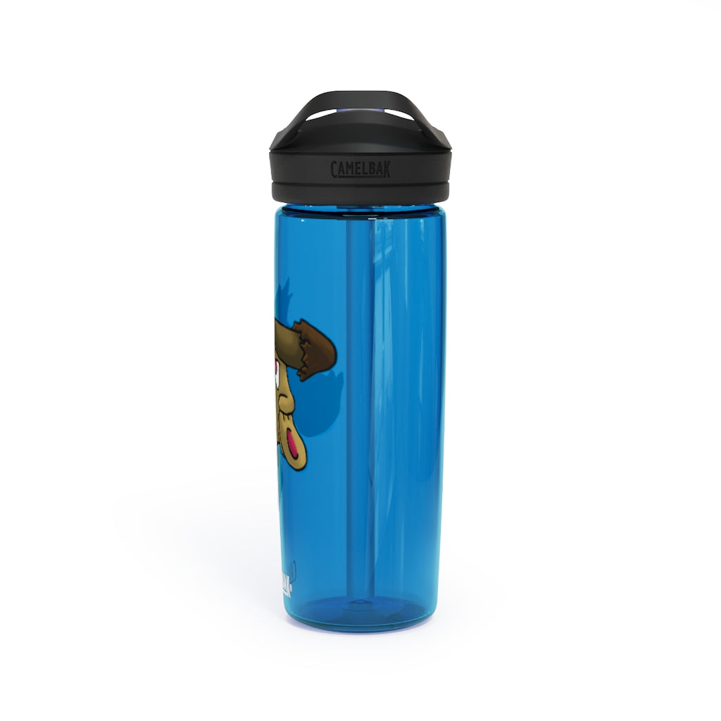 Bunyun CamelBak Eddy® Water Bottle in 20oz and 25oz sizes, showcasing robust Tritan™ material and spill-proof design.