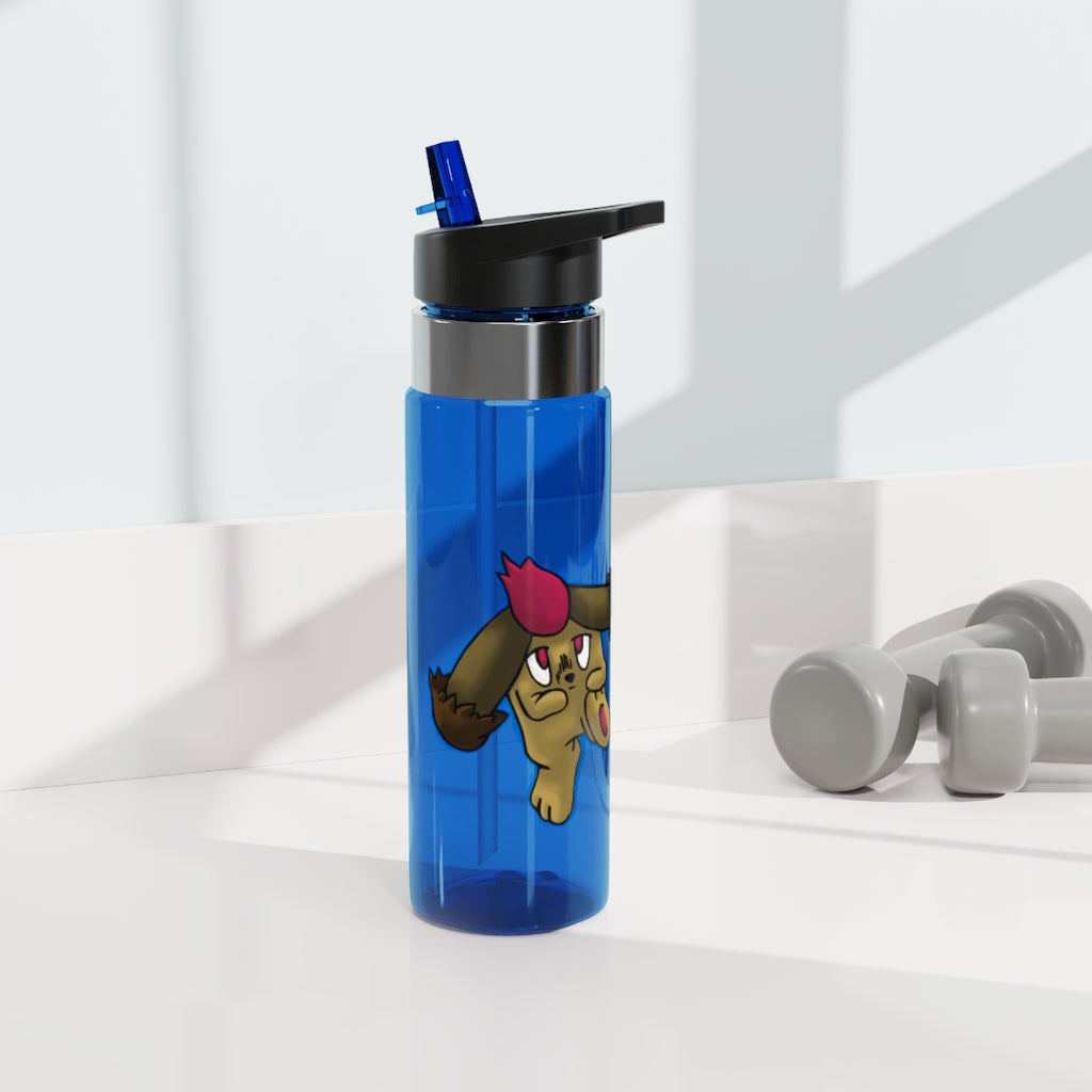 Bunyun Kensington Tritan™ Sport Bottle in vibrant colors with a carabiner hook, showcasing its lightweight and durable design.