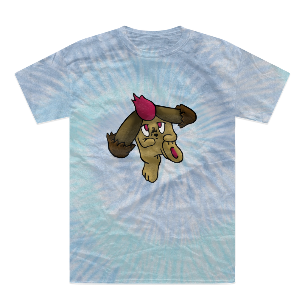 Bunyun Tie-Dye T-Shirt featuring vibrant colors and a unique hand-dyed pattern, made from 100% heavyweight cotton with double-needle stitching.