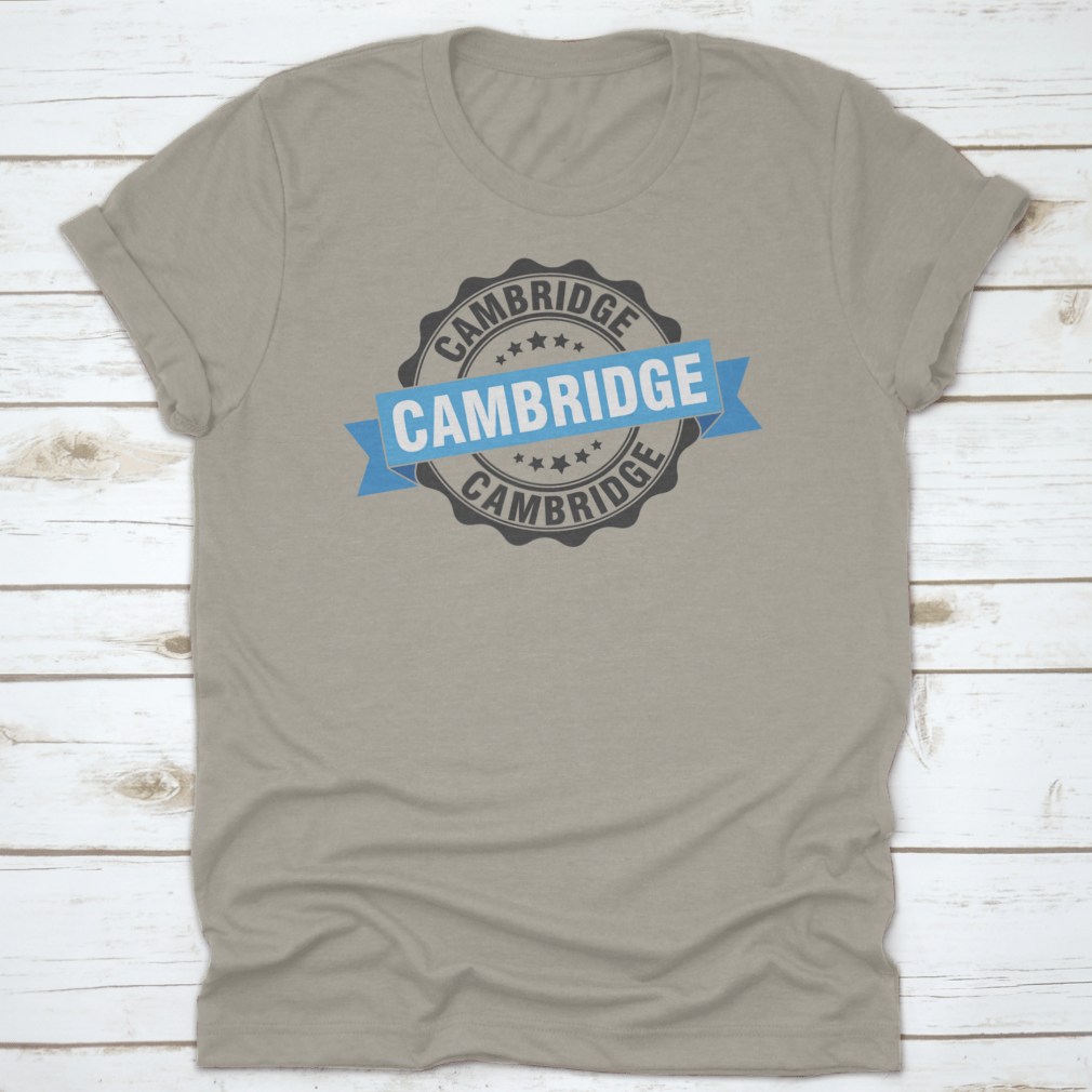 A stylish Cambridge Trendy Style T-Shirt made from 100% cotton, featuring a classic fit and midweight fabric, displayed on a neutral background.