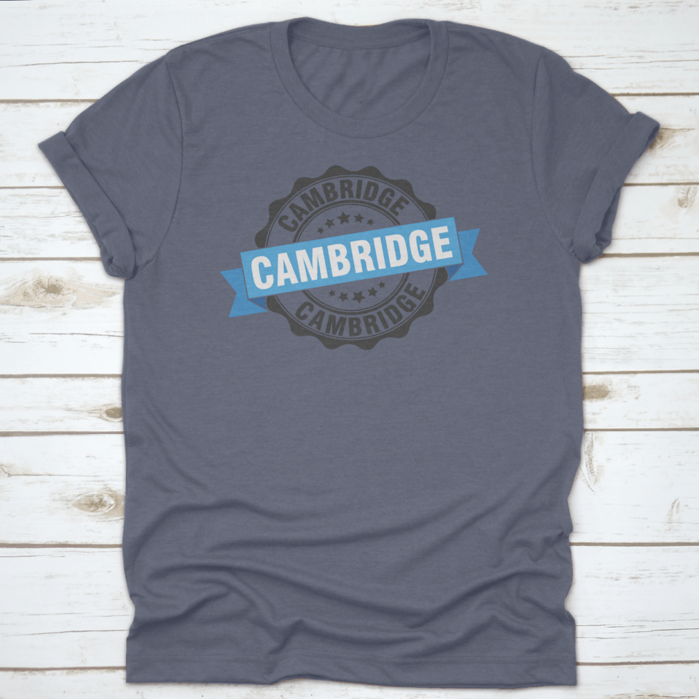 A stylish Cambridge Trendy Style T-Shirt made from 100% cotton, featuring a classic fit and midweight fabric, displayed on a neutral background.