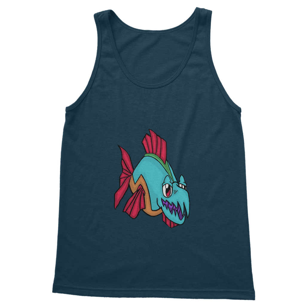 Cannip Classic Adult Vest Top in various colors, showcasing its unisex design and high-quality cotton fabric.