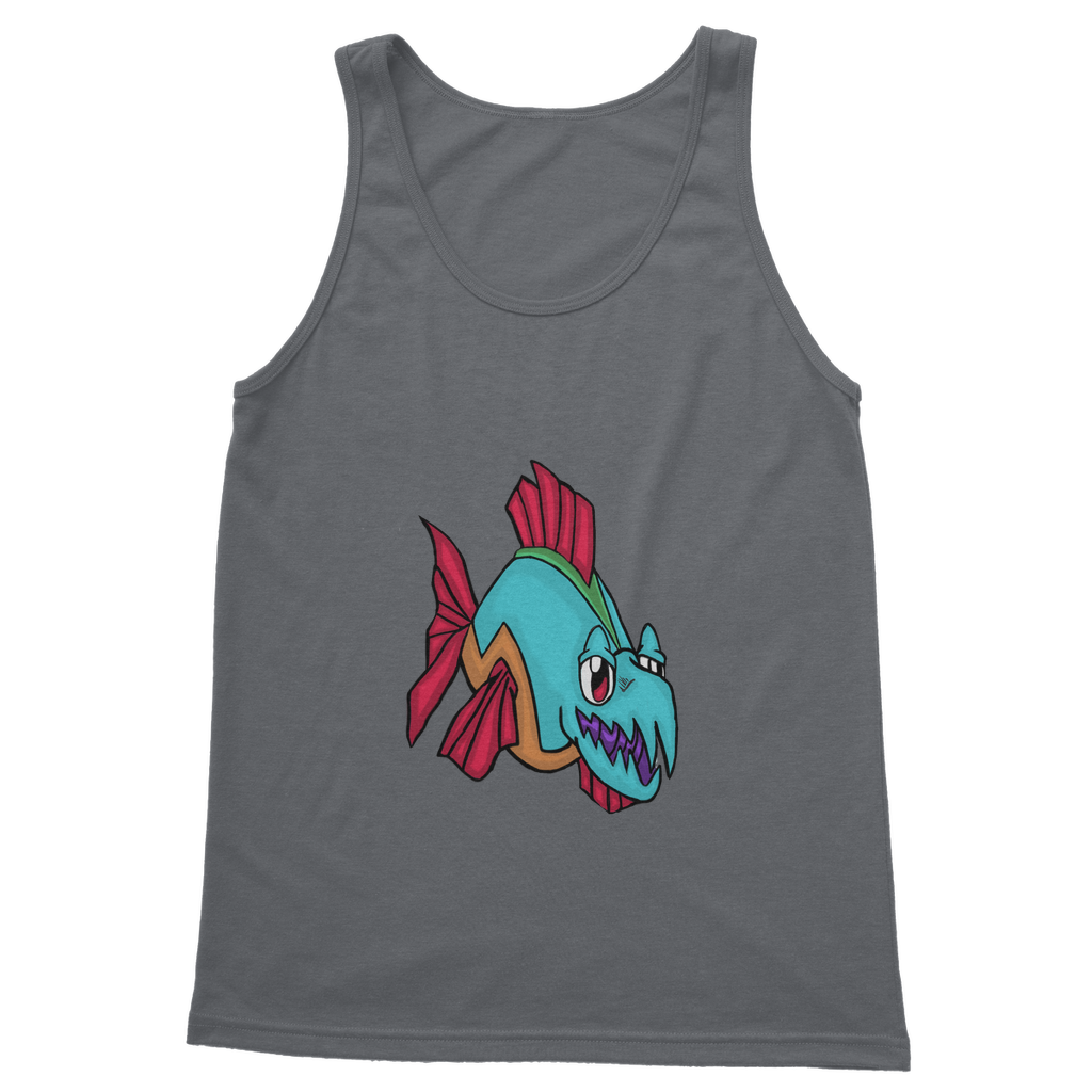 Cannip Classic Adult Vest Top in various colors, showcasing its unisex design and high-quality cotton fabric.