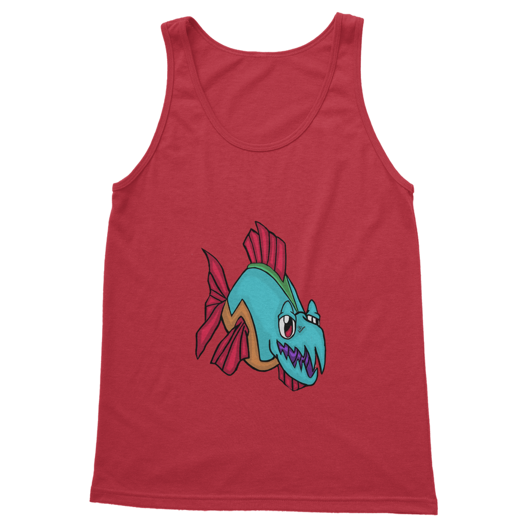 Cannip Classic Adult Vest Top in various colors, showcasing its unisex design and high-quality cotton fabric.