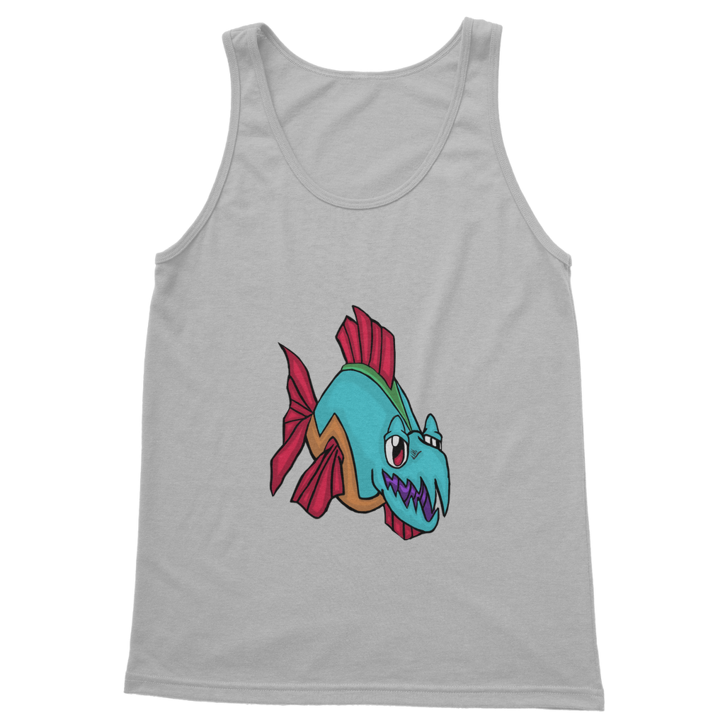 Cannip Classic Adult Vest Top in various colors, showcasing its unisex design and high-quality cotton fabric.