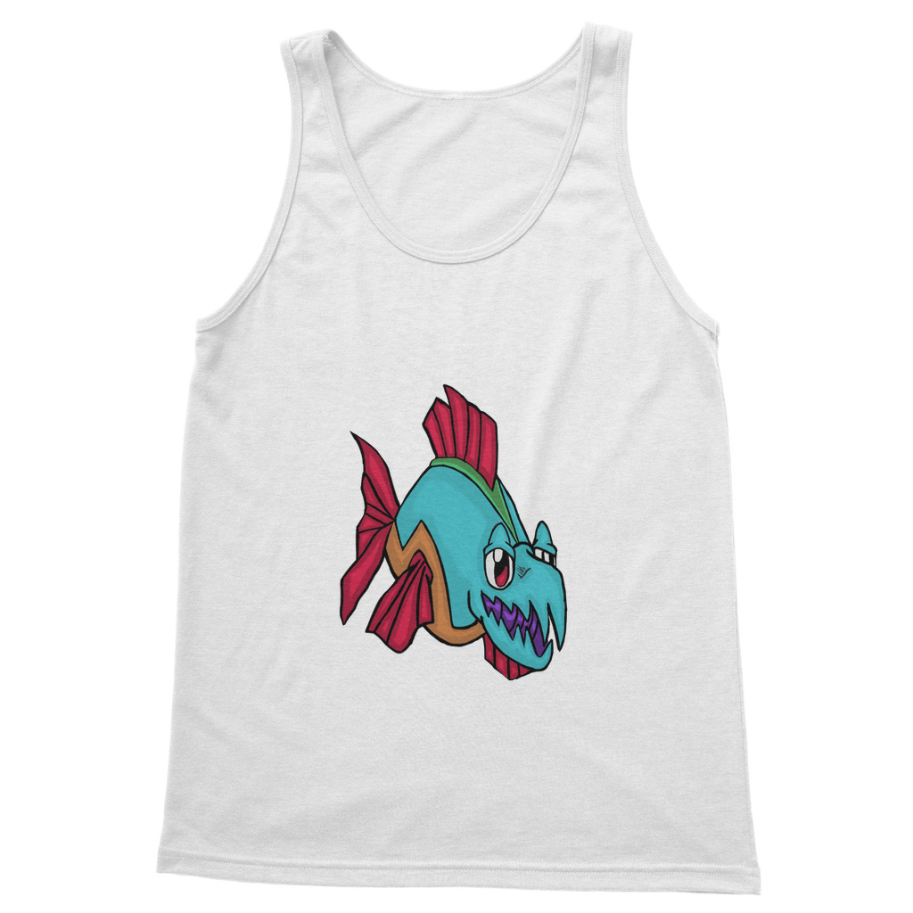 Cannip Classic Adult Vest Top in various colors, showcasing its unisex design and high-quality cotton fabric.