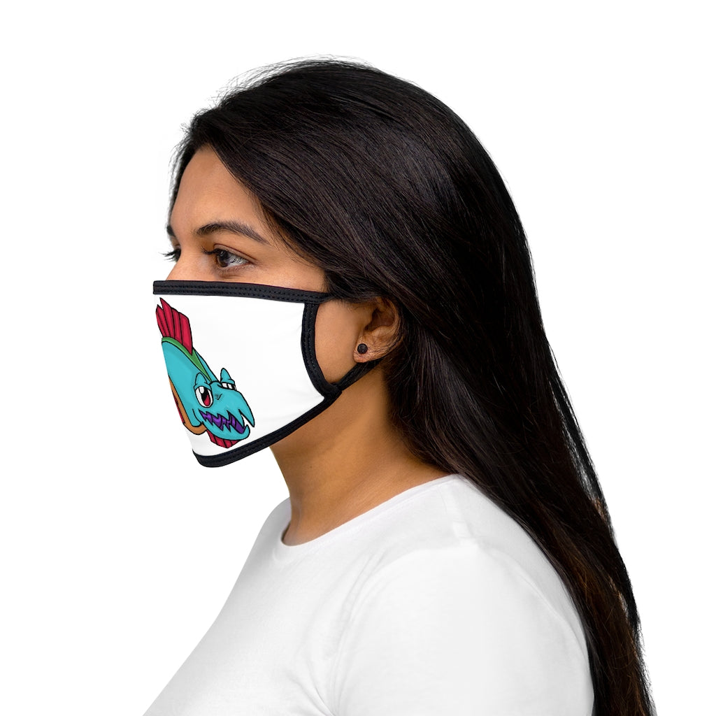 Cannip Mixed-Fabric Face Mask featuring a durable polyester exterior and soft cotton interior, designed for comfort and style.