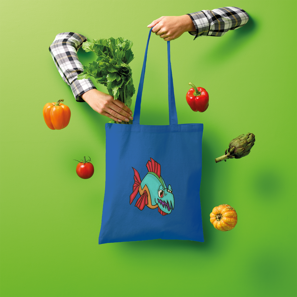 Cannip Shopper Tote Bag made of 100% cotton, featuring a spacious design and comfortable shoulder straps, perfect for eco-friendly shopping.