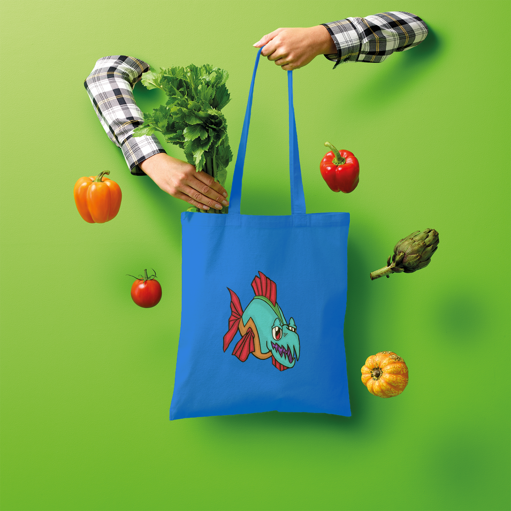 Cannip Shopper Tote Bag made of 100% cotton, featuring a spacious design and comfortable shoulder straps, perfect for eco-friendly shopping.