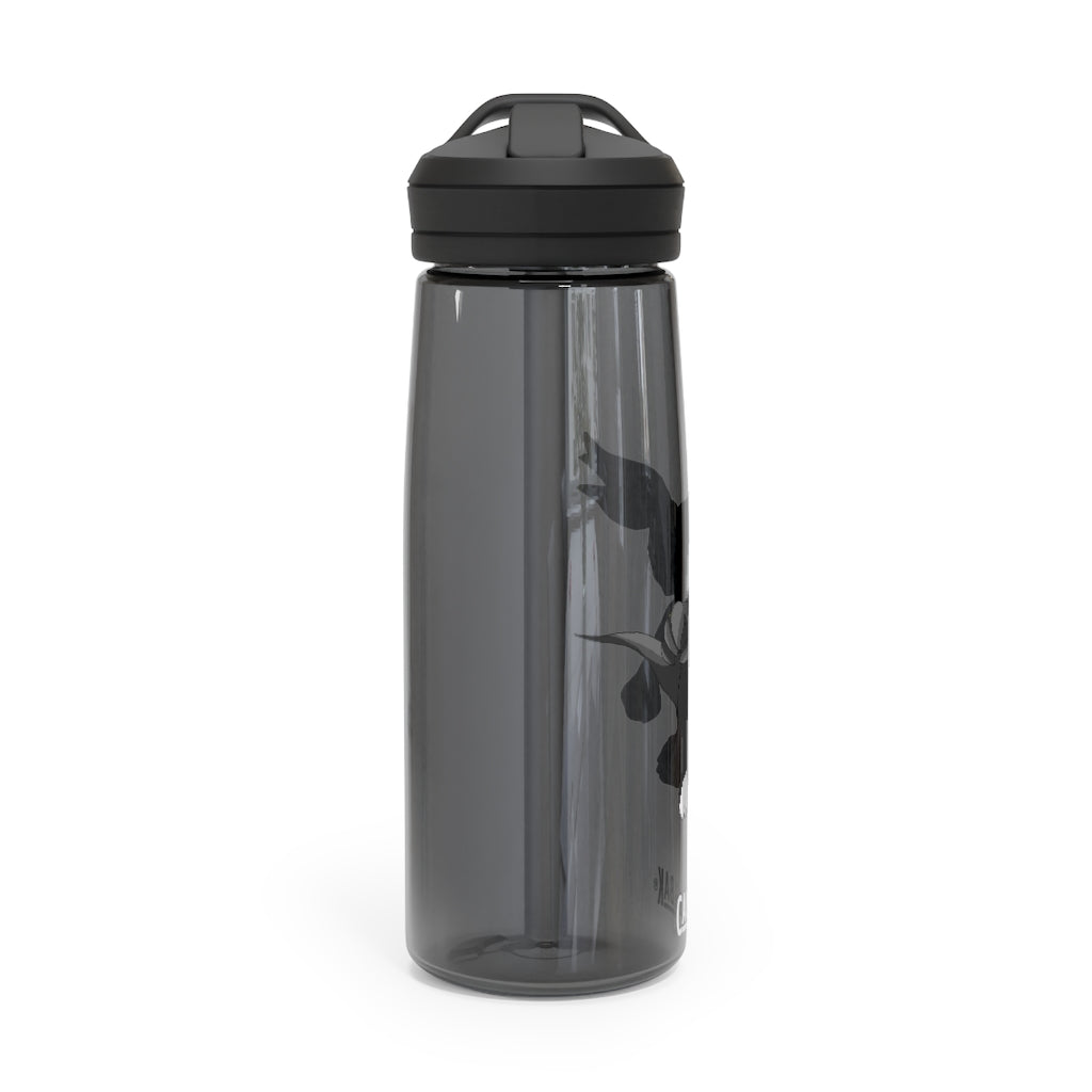 Carcoot CamelBak Eddy® Water Bottle in 20oz and 25oz sizes, showcasing its robust Tritan™ material and spill-proof design.