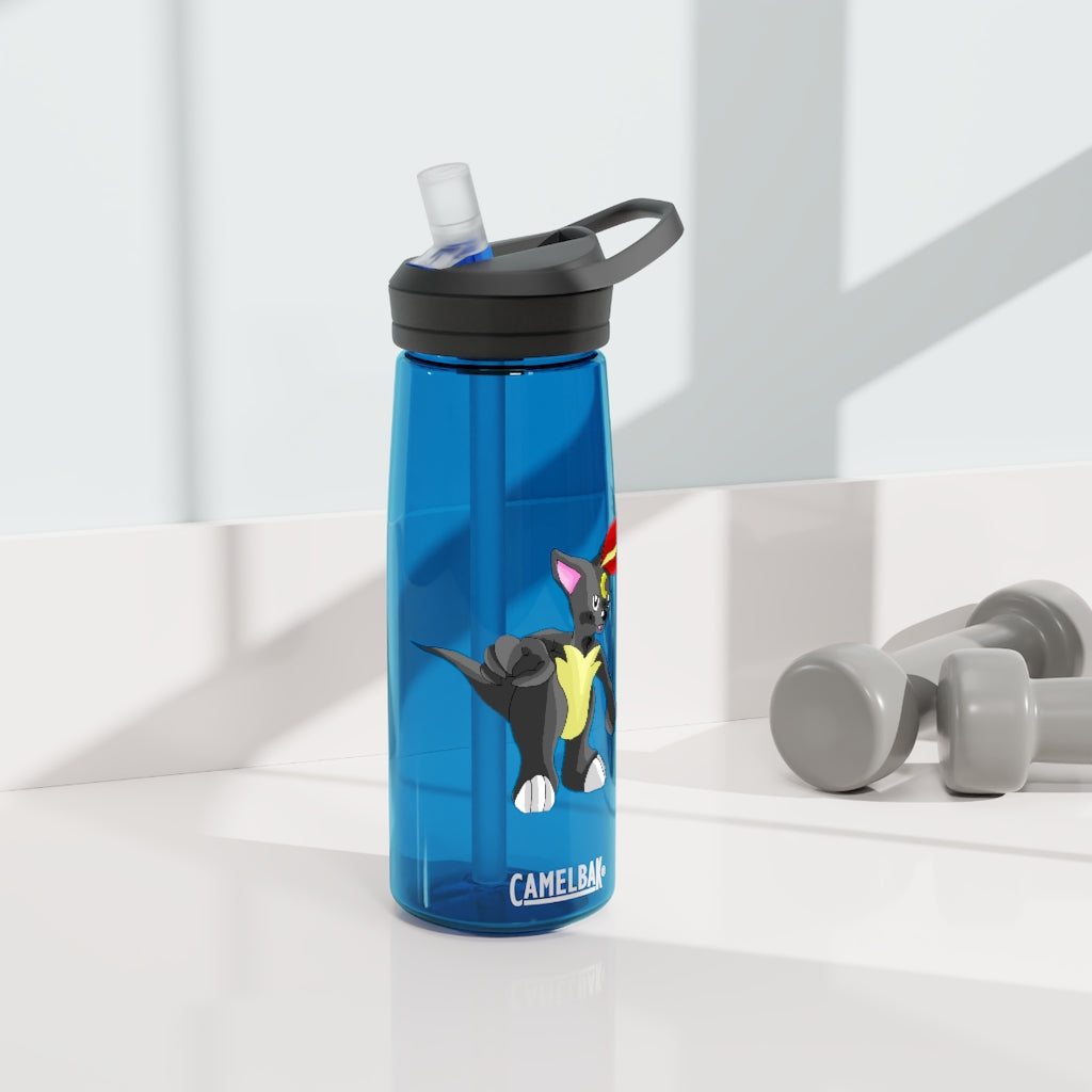 Carcoot CamelBak Eddy® Water Bottle in 20oz and 25oz sizes, showcasing its robust Tritan™ material and spill-proof design.