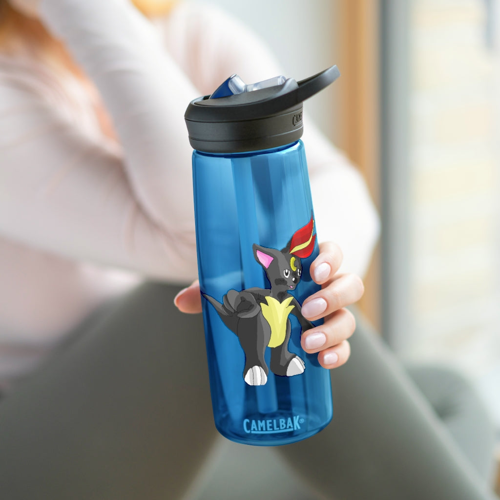 Carcoot CamelBak Eddy® Water Bottle in 20oz and 25oz sizes, showcasing its robust Tritan™ material and spill-proof design.