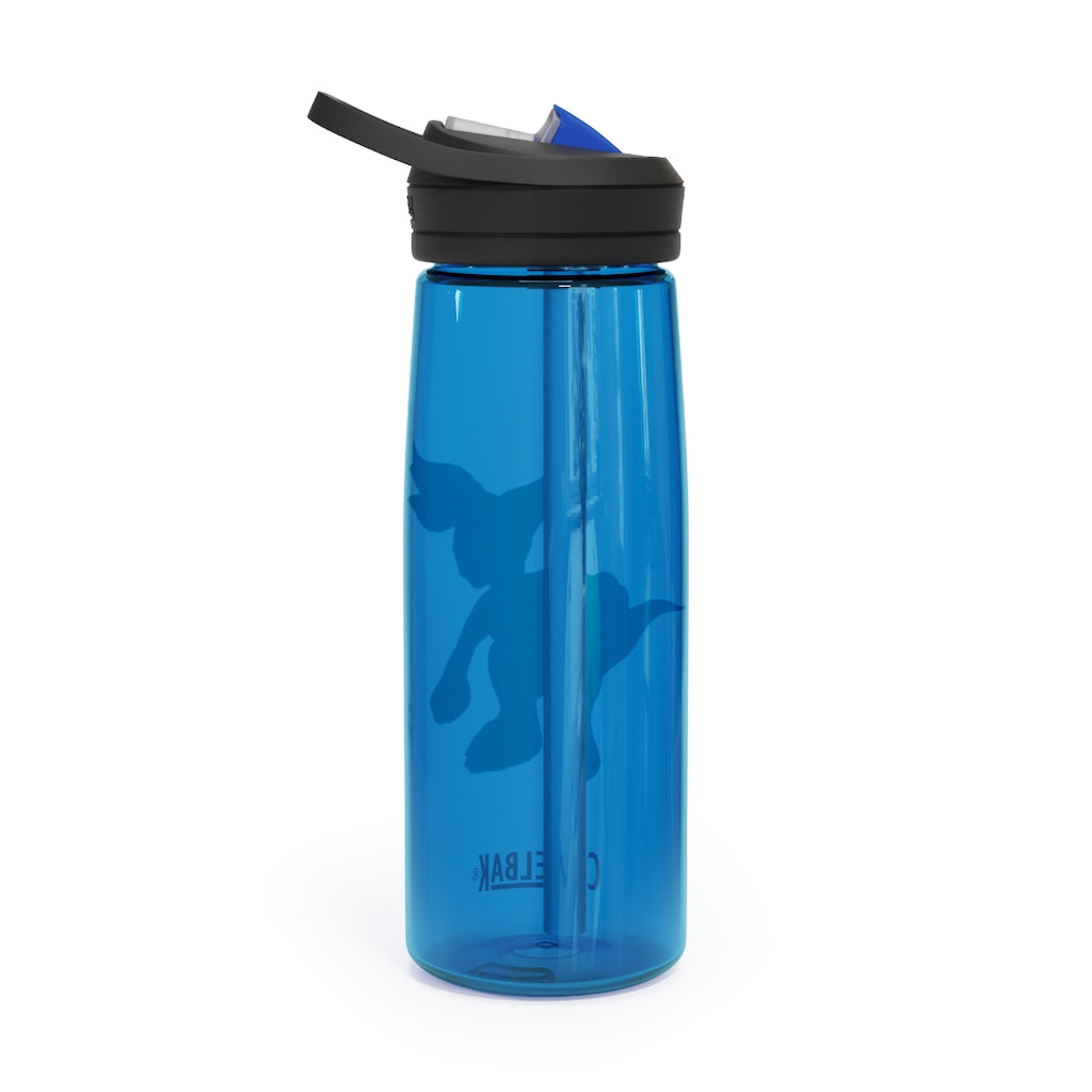 Carcoot CamelBak Eddy® Water Bottle in 20oz and 25oz sizes, showcasing its robust Tritan™ material and spill-proof design.