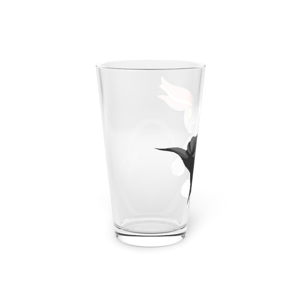 Carcoot Pint Glass, 16oz, clear glass with customizable design, perfect for beverages and gifts.