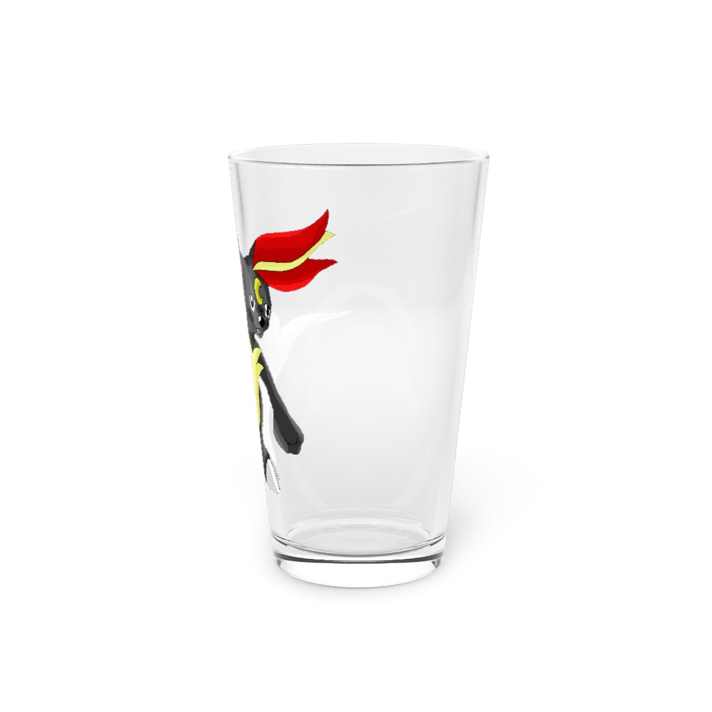 Carcoot Pint Glass, 16oz, clear glass with customizable design, perfect for beverages and gifts.