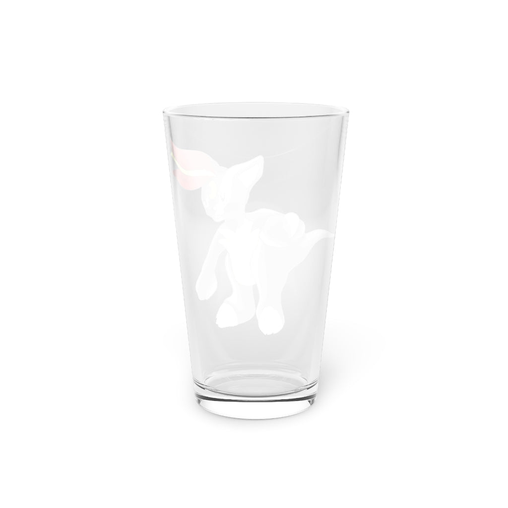 Carcoot Pint Glass, 16oz, clear glass with customizable design, perfect for beverages and gifts.