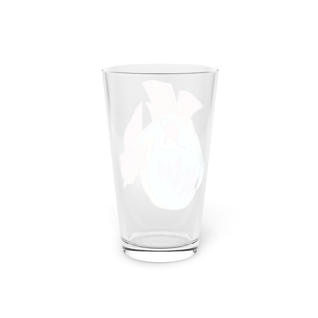 Carnevorenip Pint Glass, 16oz, clear glass with custom design options, perfect for beverages and gifting.