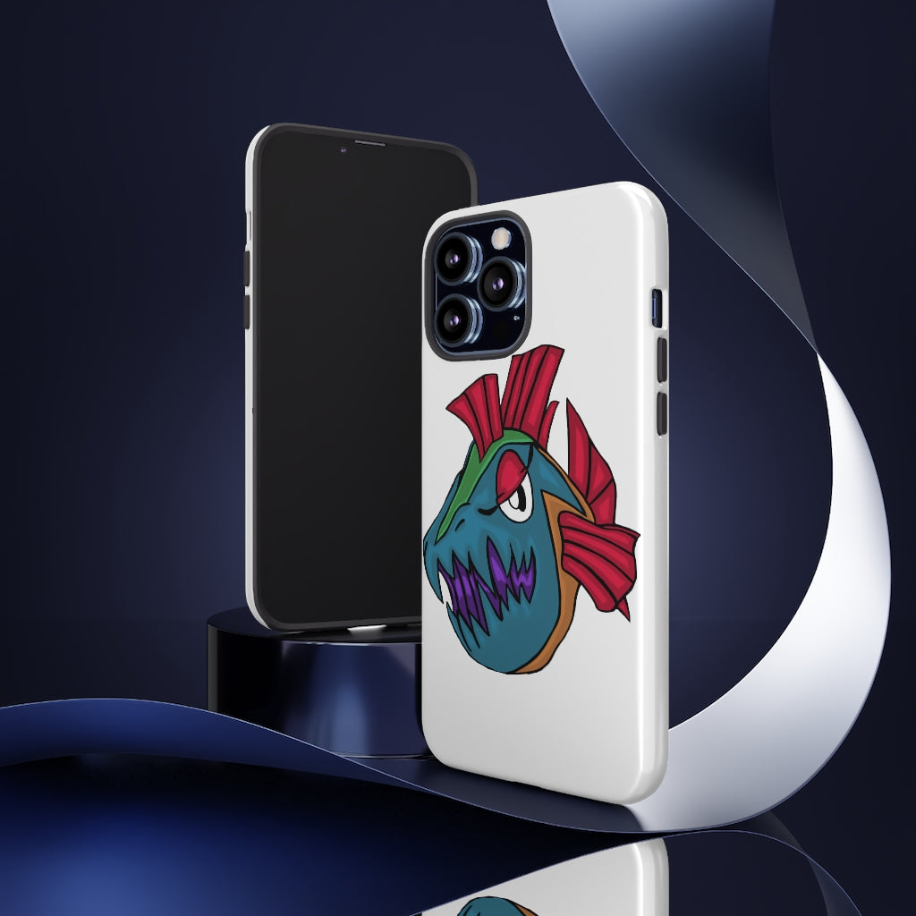 Carnevorenip Tough Cases showcasing vibrant designs and dual-layer protection for smartphones.