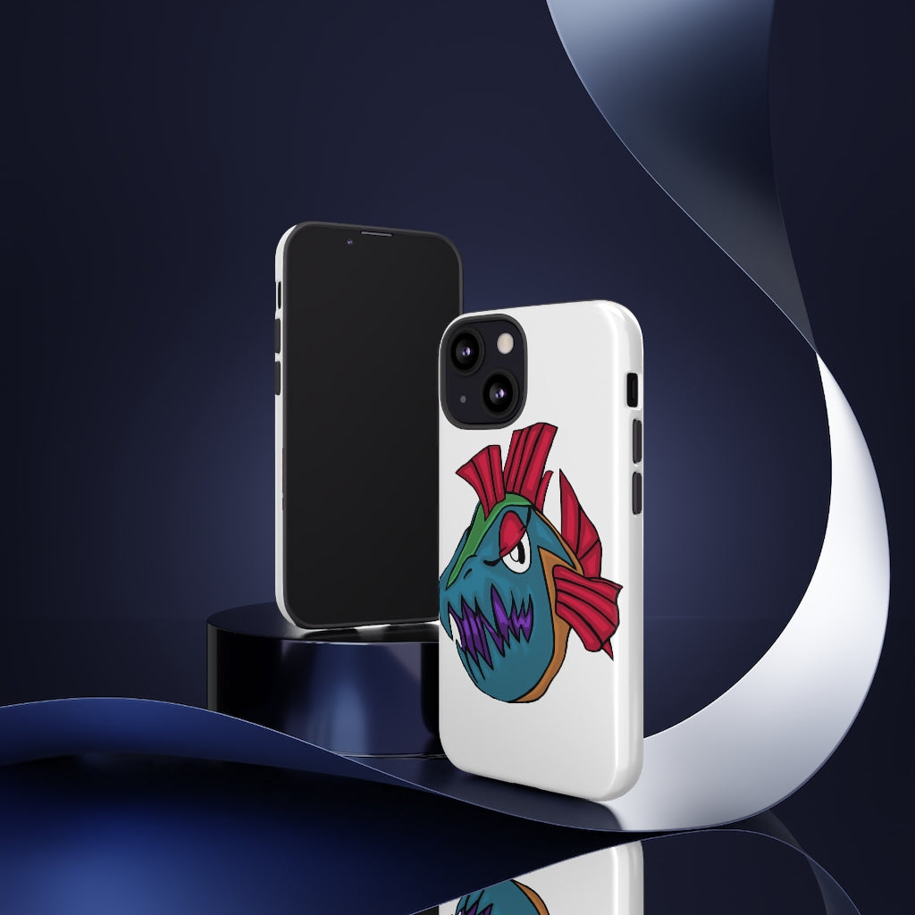 Carnevorenip Tough Cases showcasing vibrant designs and dual-layer protection for smartphones.