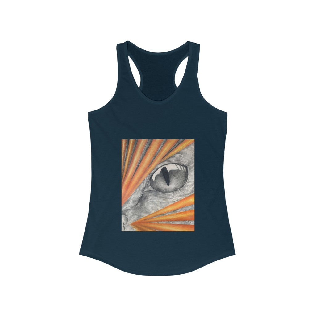 Cat Ray's Women's Ideal Racerback Tank in various colors, showcasing its slim fit and stylish racerback design.