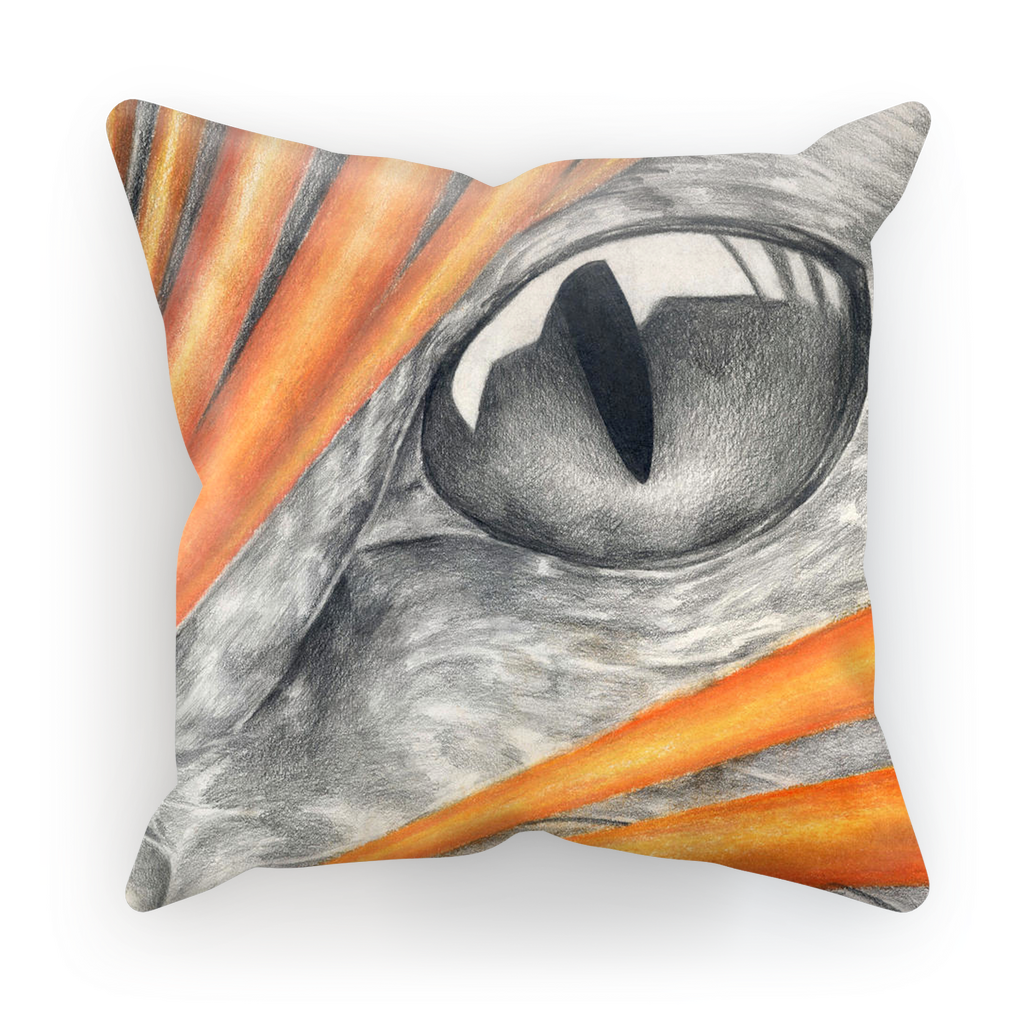 Catrays Sublimation Cushion Cover in suede and satin, showcasing vibrant colors and double-stitched edges, perfect for home decor.