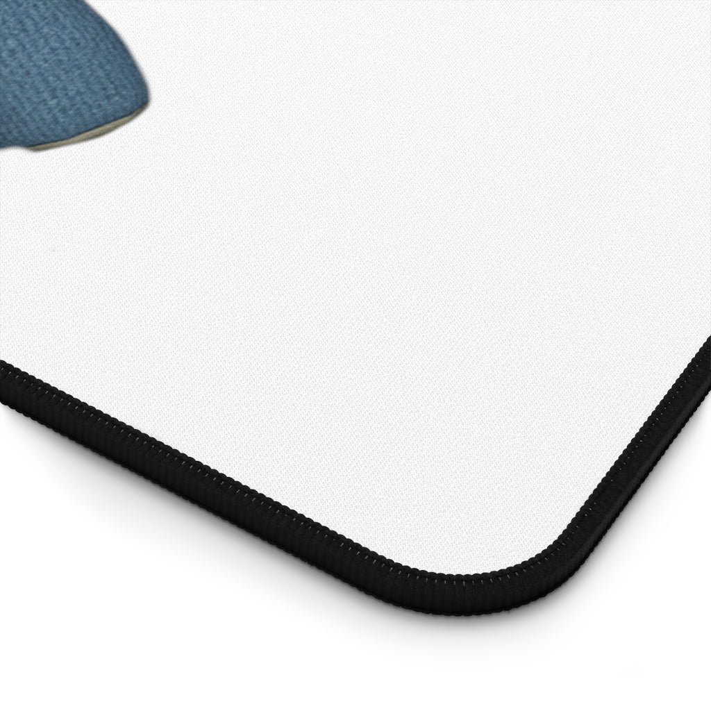 CG Bear Desk Mat featuring customizable design, made of durable neoprene with anti-slip backing.