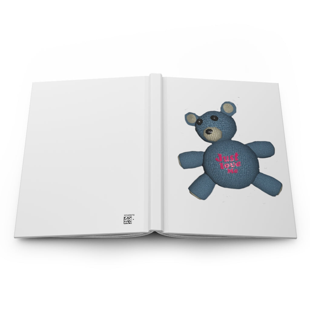 CG Bear Hardcover Journal Matte with customizable cover and lined pages, showcasing a stylish matte finish.