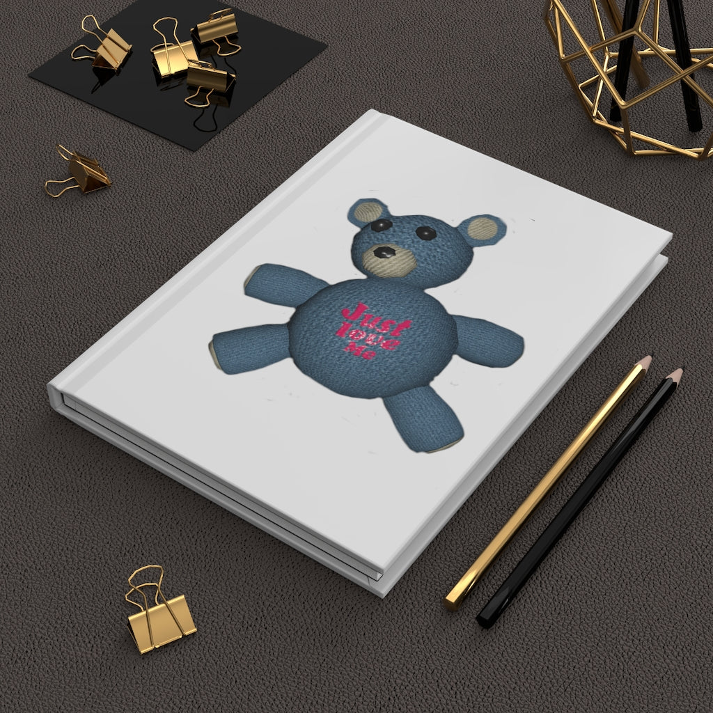 CG Bear Hardcover Journal Matte with customizable cover and lined pages, showcasing a stylish matte finish.