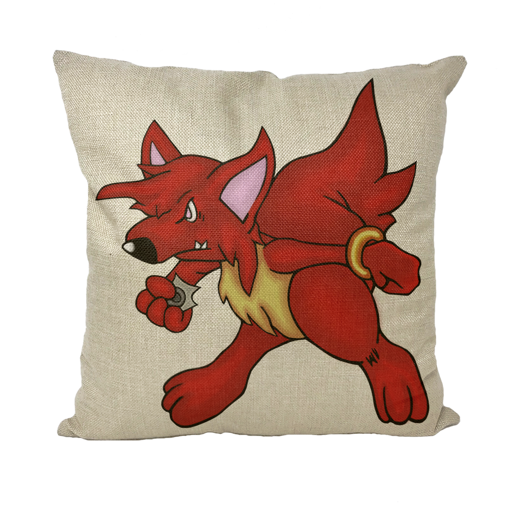 CharVees Throw Pillow with vibrant design and soft insert, perfect for home decor enhancement.