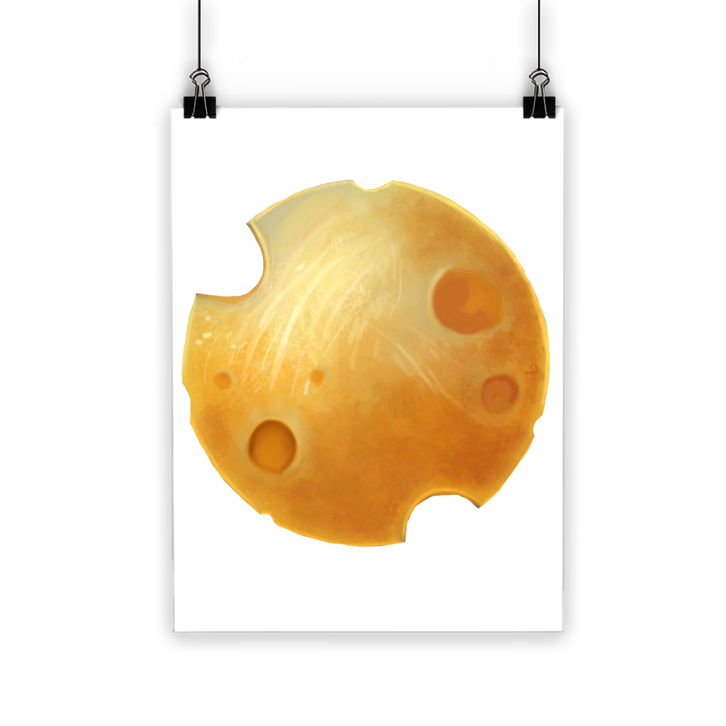 Cheese Classic Poster featuring vibrant colors and a semi-gloss finish, ideal for indoor and outdoor display.