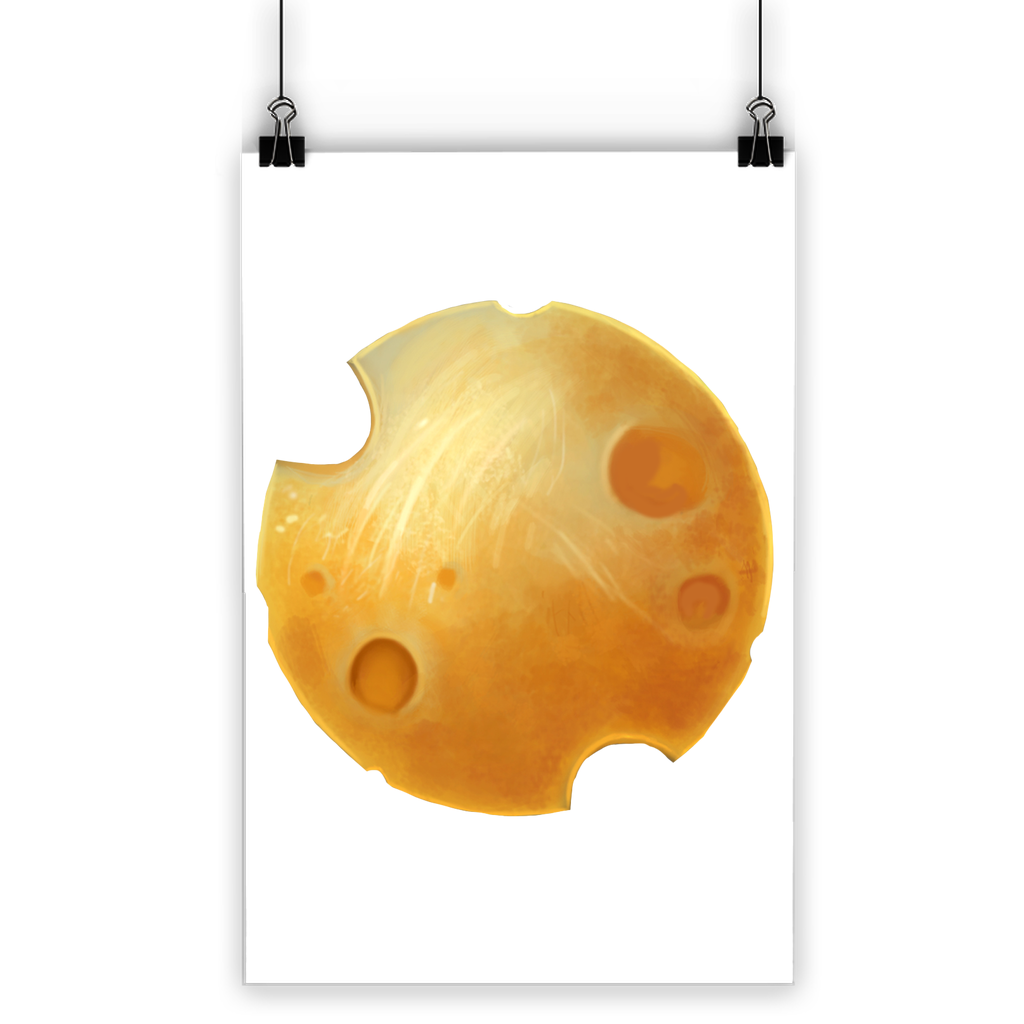 Cheese Classic Poster featuring vibrant colors and a semi-gloss finish, ideal for indoor and outdoor display.