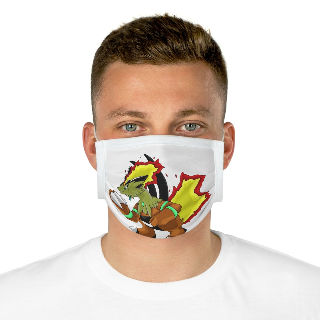 Chibakzu Cotton Face Mask featuring unique motifs and adjustable design, made from 100% cotton for comfort and style.