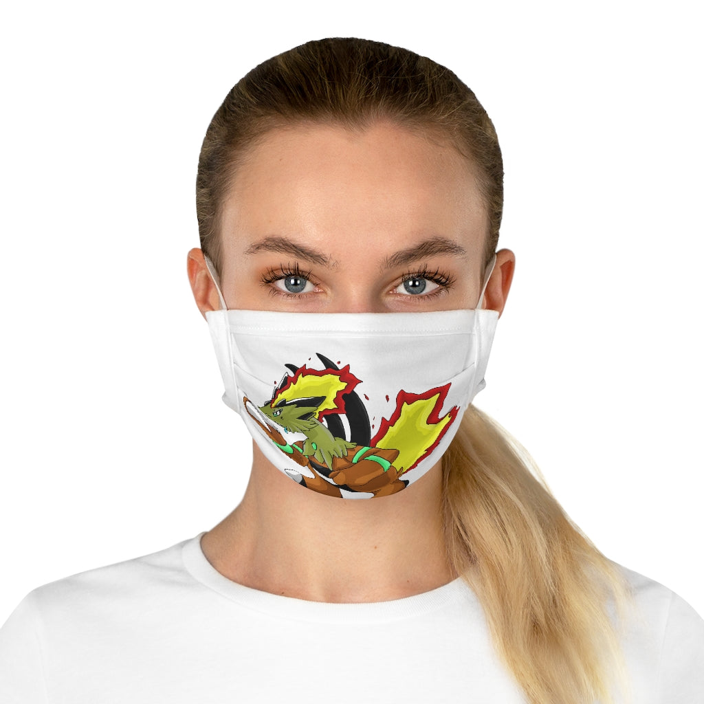 Chibakzu Cotton Face Mask featuring unique motifs and adjustable design, made from 100% cotton for comfort and style.