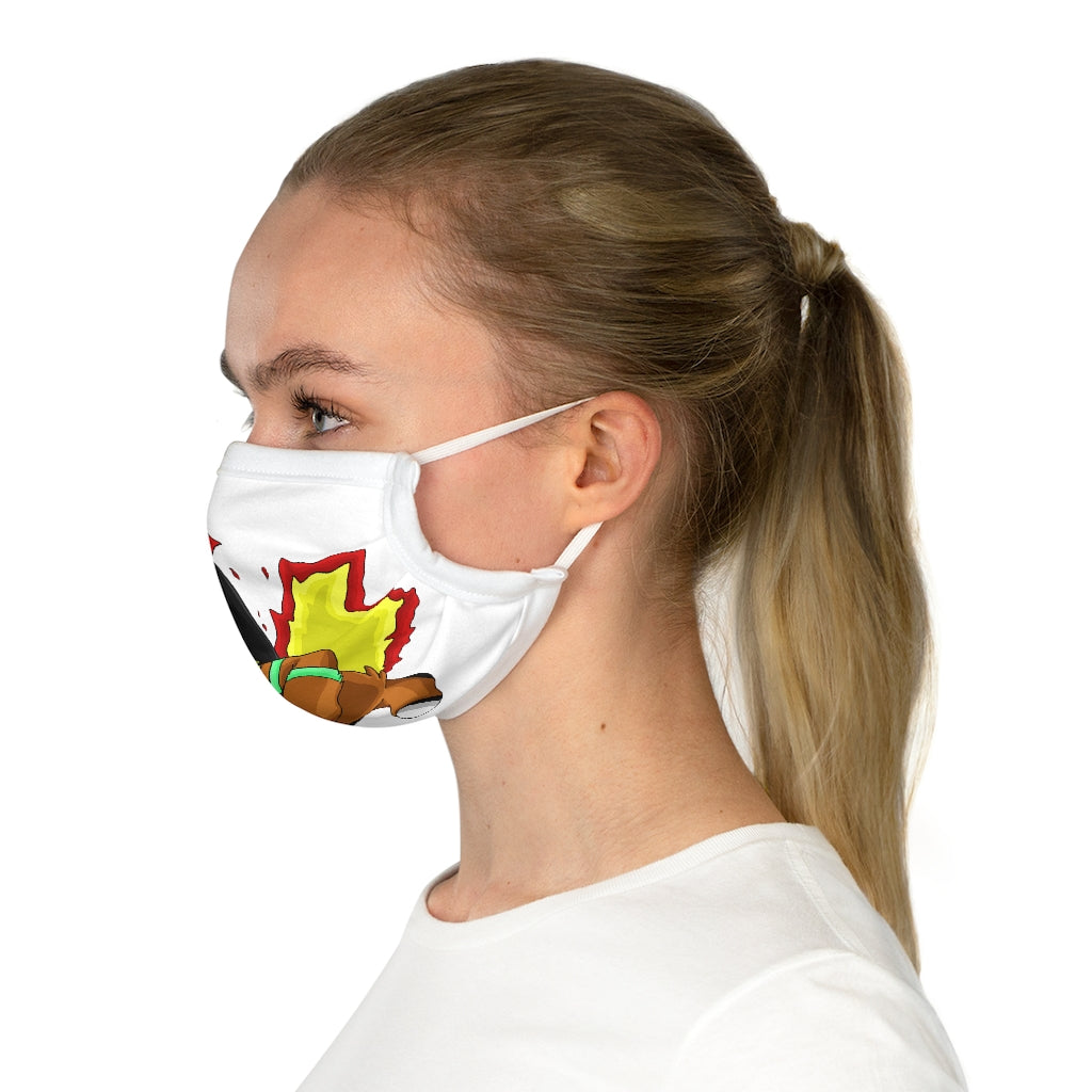 Chibakzu Cotton Face Mask featuring unique motifs and adjustable design, made from 100% cotton for comfort and style.