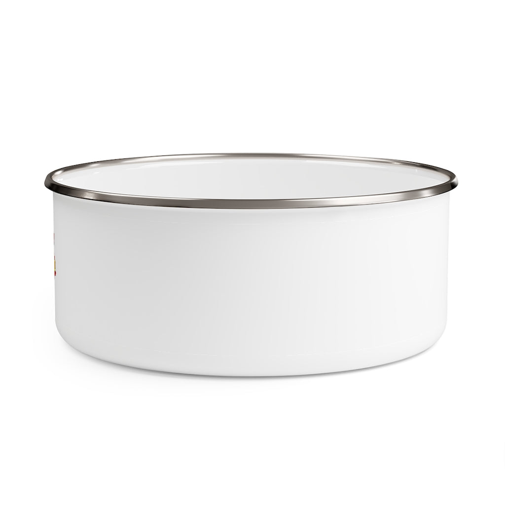 Chibakzu Enamel Bowl featuring a stylish design, stainless steel body, and translucent plastic lid, available in three sizes.